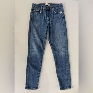 AGOLDE Los Angeles Light Distress Skinny Jeans – Size 29 – Medium Wash